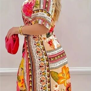 Floral Multicolor Dress